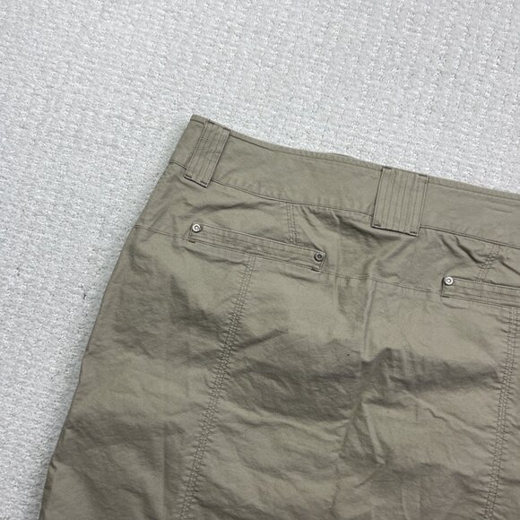 VTG Chlorophylle Skirt Women Sz 14 Beige Outdoor Made in Canada Casual - Picture 12 of 14